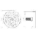 Runde Abtropfschale mit Abwasseranschluss-Drainage Edelstahl4.webp