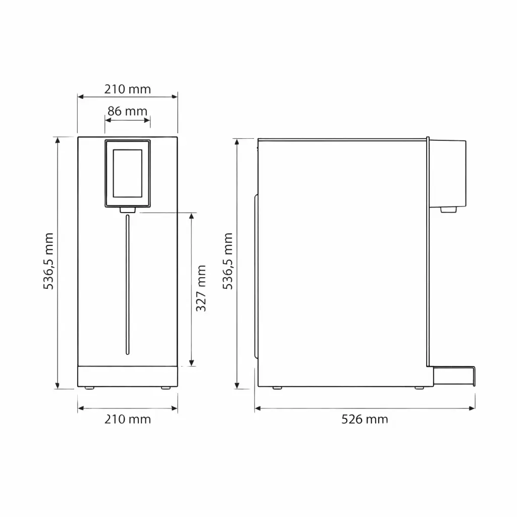 SPRUDELUX SPRINT Auftisch Maßzeichnung.webp