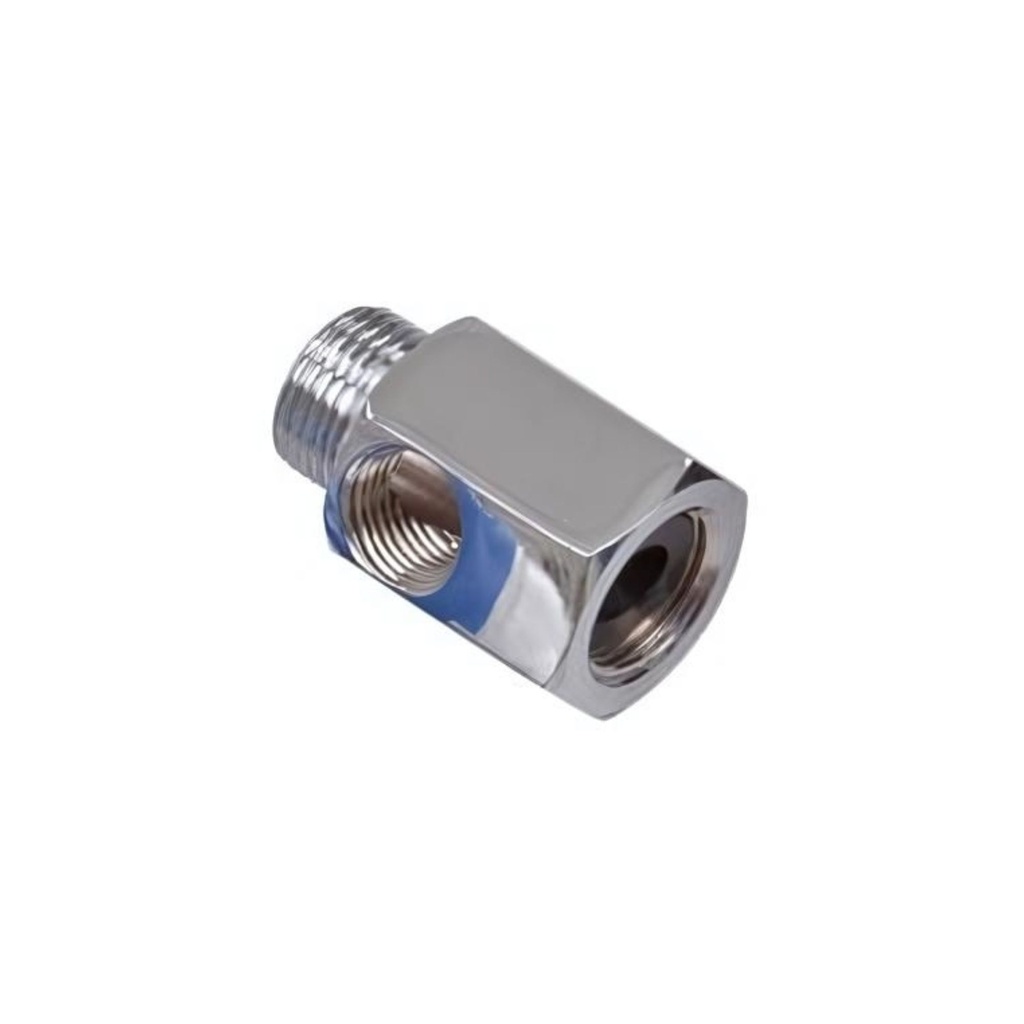 Eckventiladapter 3/8" IG x 1/4" IG x 3/8" AG