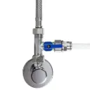 T-Stück Adapter mit Absperrventil – Eckventilanschluss für Wasserfilter, Kühlschrank & Kaffeemaschine, verschiedene Größen