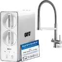 AORA GT600 Umkehrosmose Wasserfilter ohne Tank | 1,57 L/Min. Durchfluss | inkl. 3 Wege-Edelstahl- Wasserhahn | Quick Change Filter | geprüfte Qualität