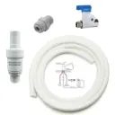 Anschluss-Set für Amway eSpring Wasserfilter - für 3-Wege-Wasserhahn & Zusatz-Wasserhahn - mit oder ohne Rückschlagventil