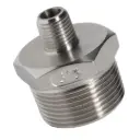 Spezialverbinder - Anschlussadapter für Flexschlauch 3/8" AG x 1/8" AG Zoll Edelstahl 316L - Adapter Übergang